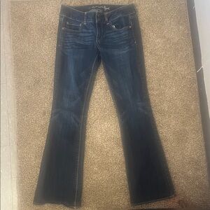 American Eagle Outfitters Indigo Wide Leg Jeans